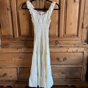 Lisa Says Gah Ivory midi dress